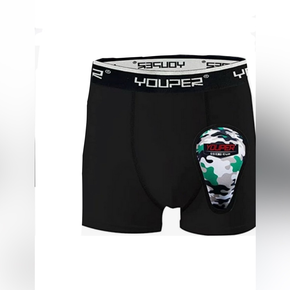 Youth Elite Boxer Briefs w/Soft Athletic Cup XSMALL